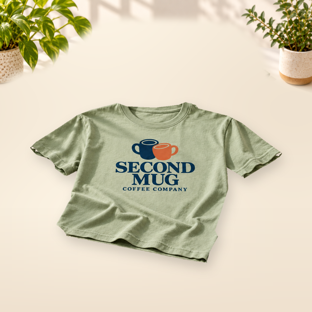 Illustration of a Second Mug company T-shirt